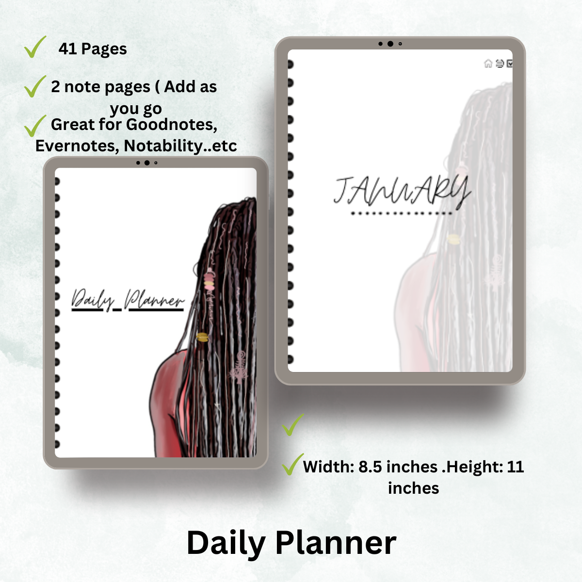 Digital Daily Journal Book | Planner