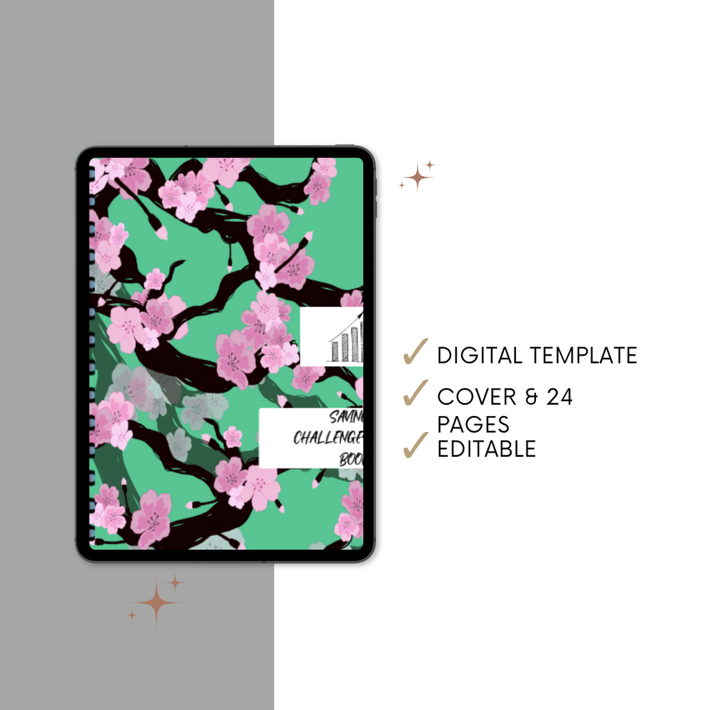 Digital Savings Challenge Book | Savings Tracker