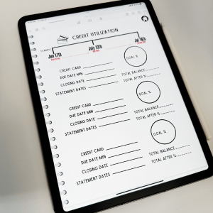14 Month Undated Financial | Digital Planner