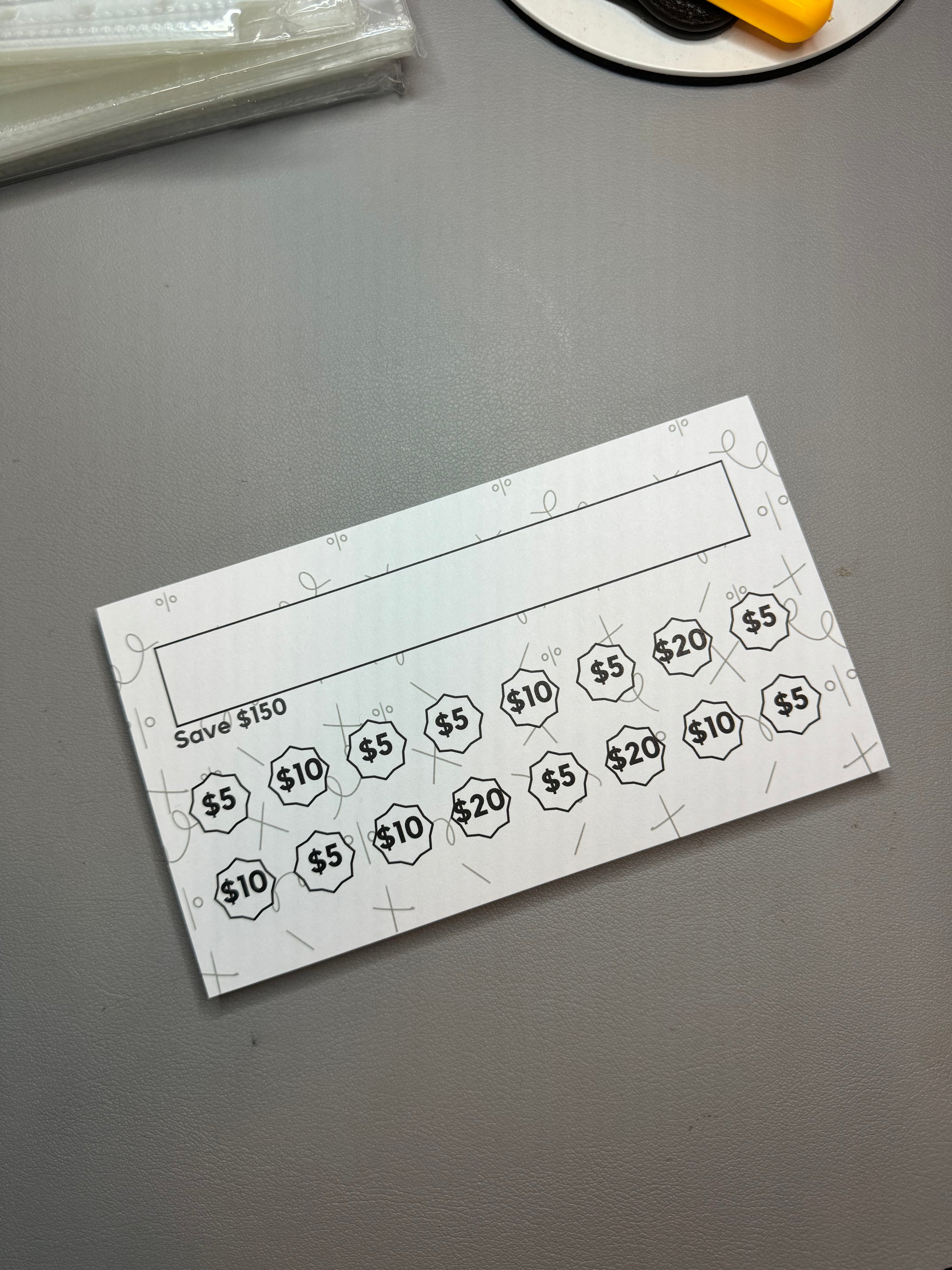 4 x 7 Savings Notepad