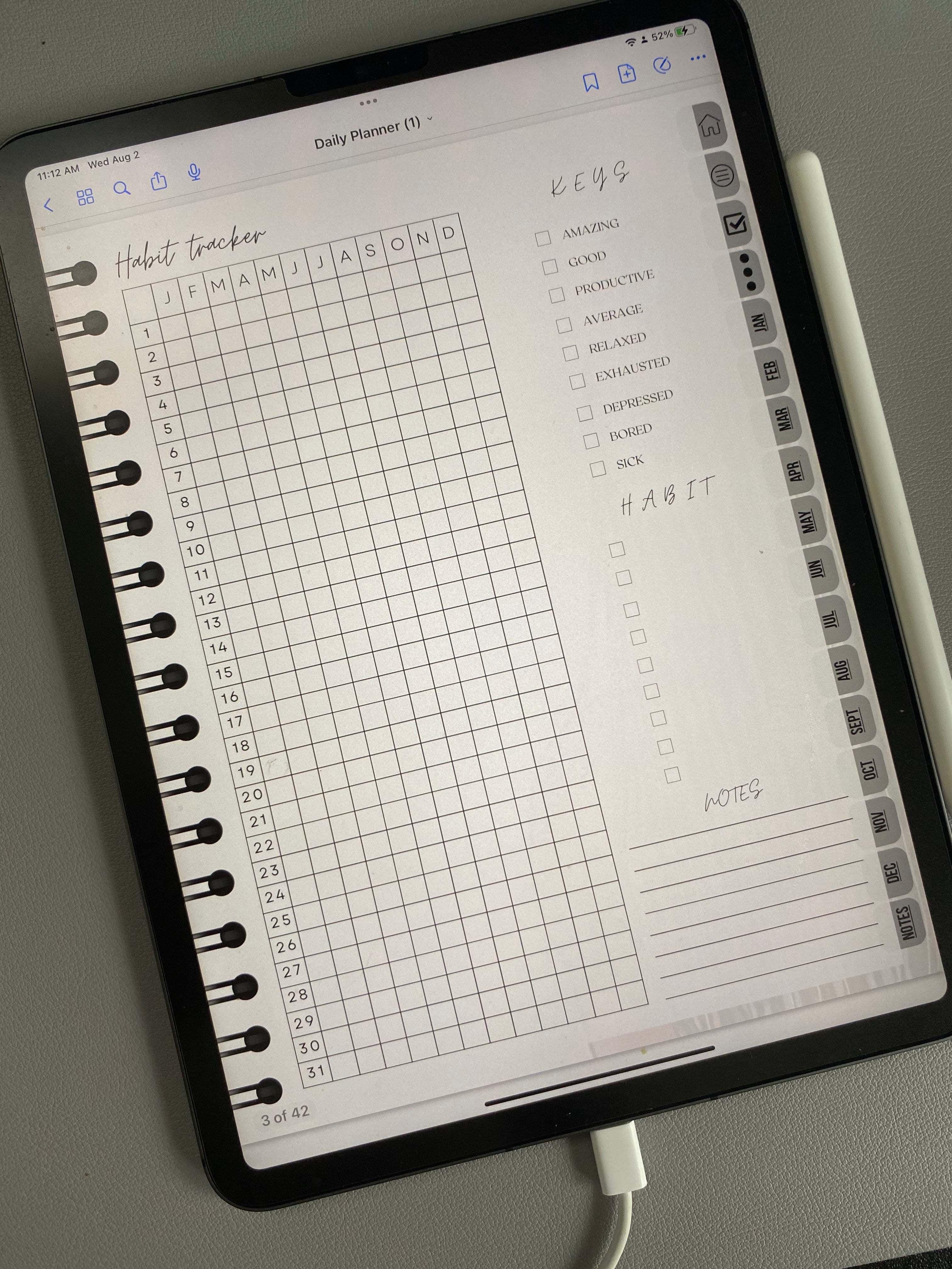 Digital Daily Journal Book | Planner
