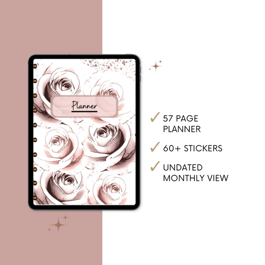 Floral Digital Monthly 23'-24' | Planner