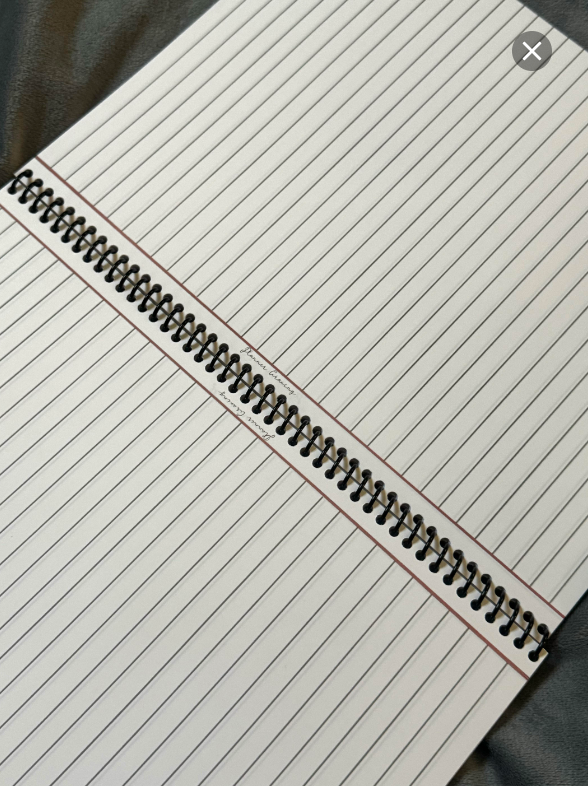 Vivid Notes notebook 60 pages Laminated Cover